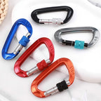 Mousqueton en D en aluminium pour accessoires