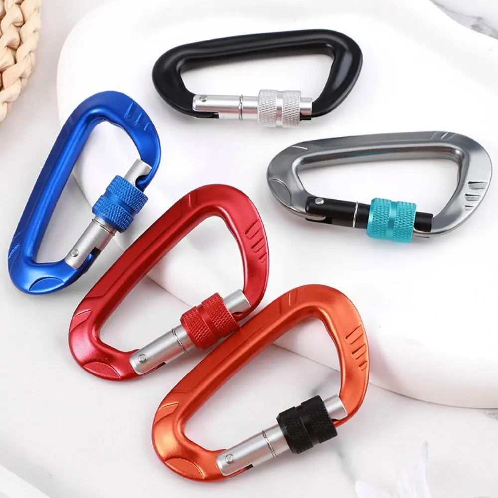 Mousqueton en D en aluminium pour accessoires