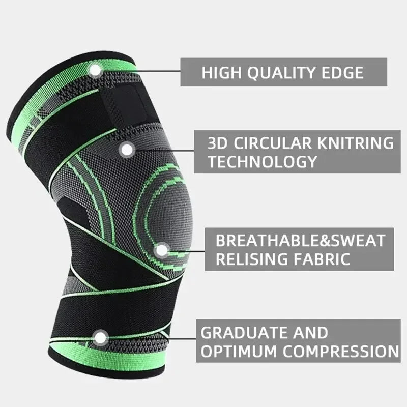 Genouillère textile à sangles réglables