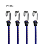 Lot de 4 tendeurs élastiques à crochets – 61 cm