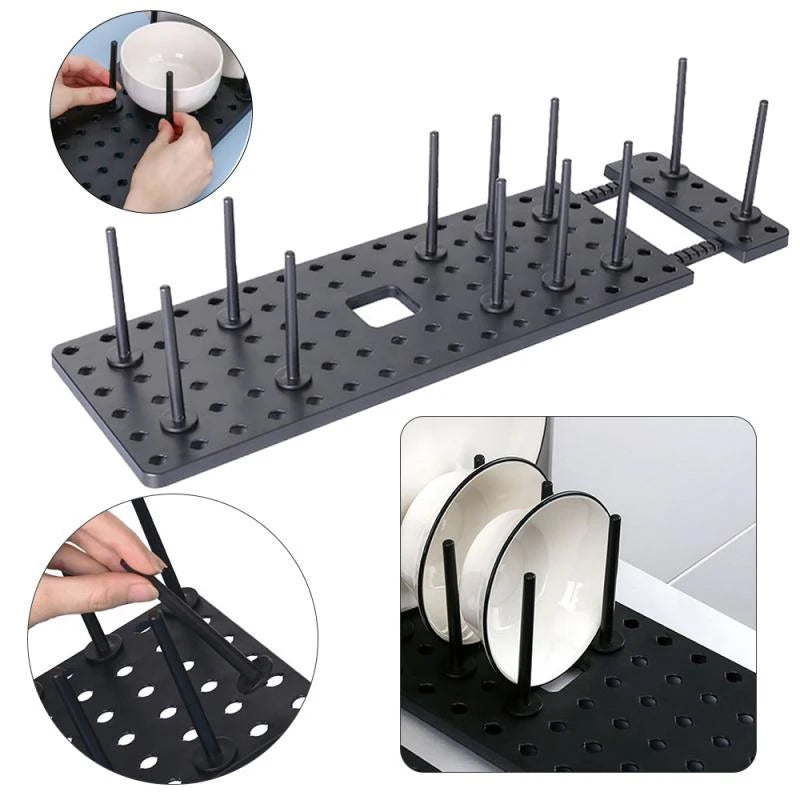 Égouttoir à vaisselle extensible