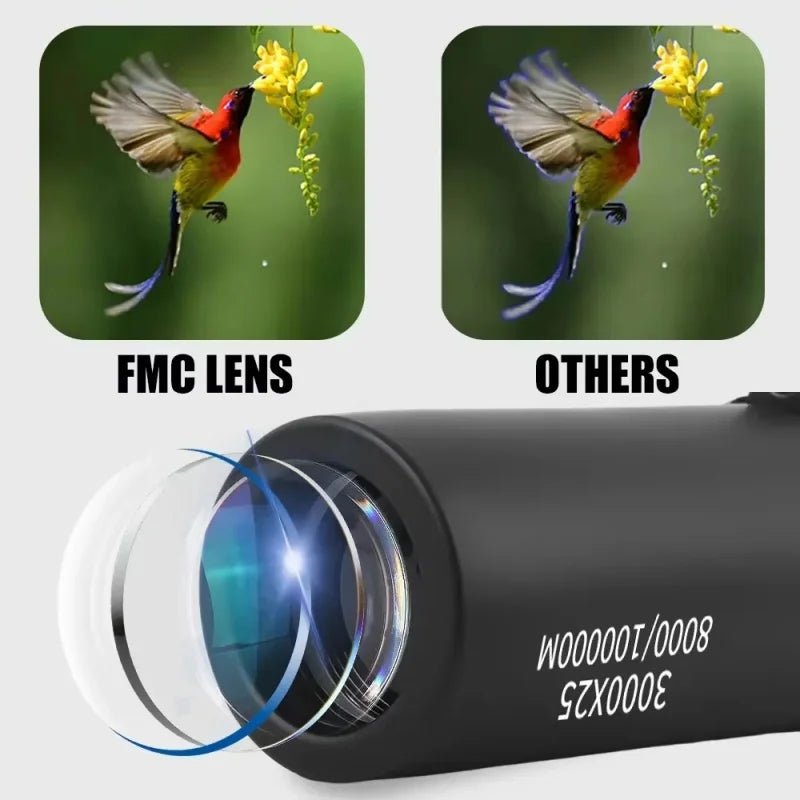 Monoculaire compact 10×22 pour l’observation