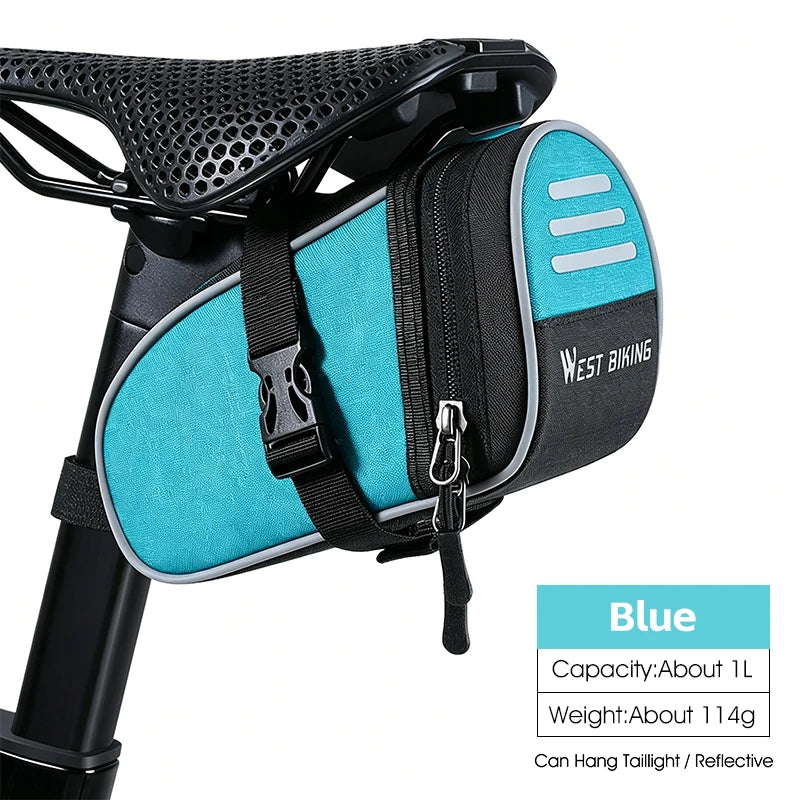 Sacoche de selle vélo réfléchissante WEST BIKING