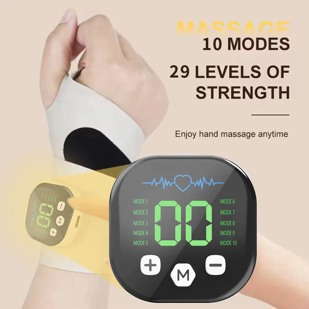 Bracelet massant rechargeable pour le poignet – Bleu ou blanc