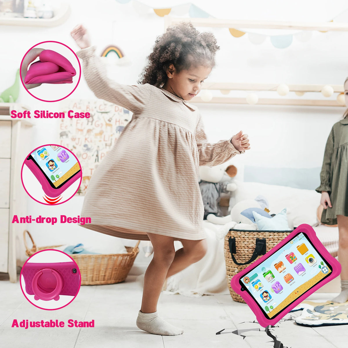 Tablette enfant PRITOM L8 8 pouces – 64 Go