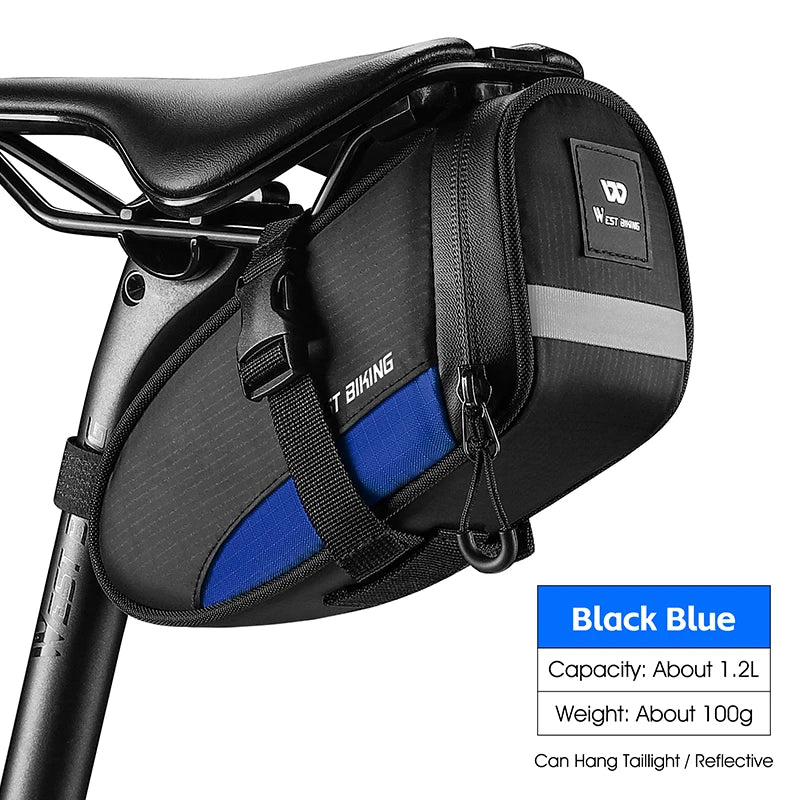 Sacoche de selle vélo réfléchissante WEST BIKING
