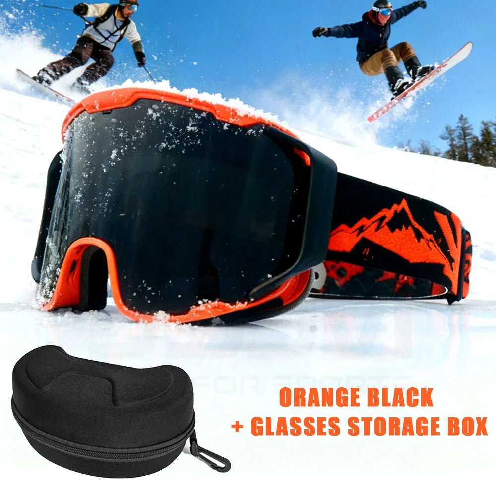 Masque de ski à double écran antibuée