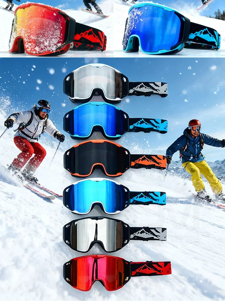 Masque de ski à double écran antibuée
