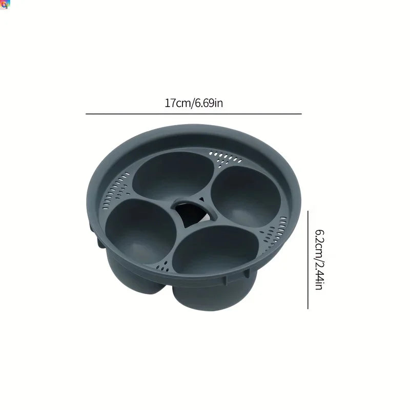 Moule à œufs pochés à 4 compartiments