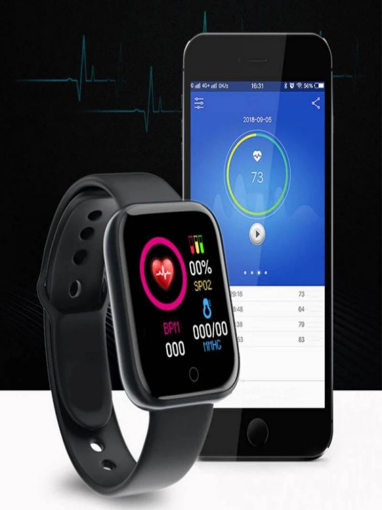 Montre connectée à recharge USB