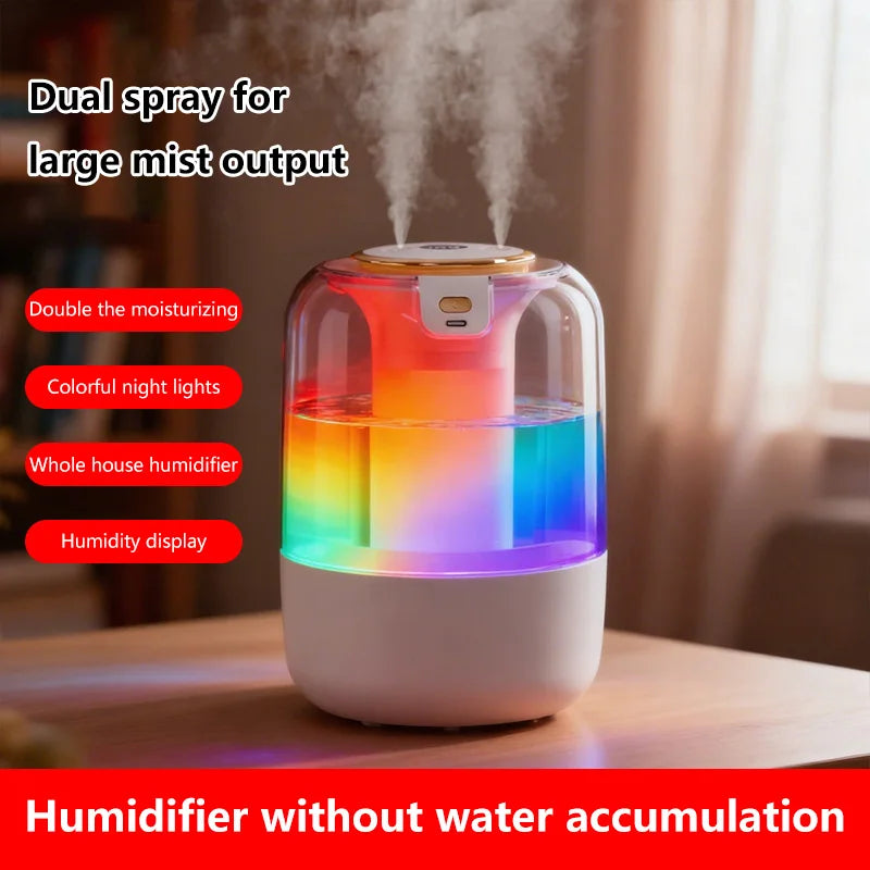 Humidificateur USB de bureau avec veilleuse