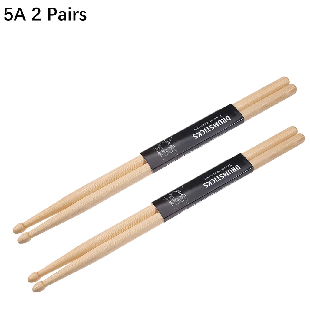 Baguettes de batterie en érable Miwayer 5A ou 7A