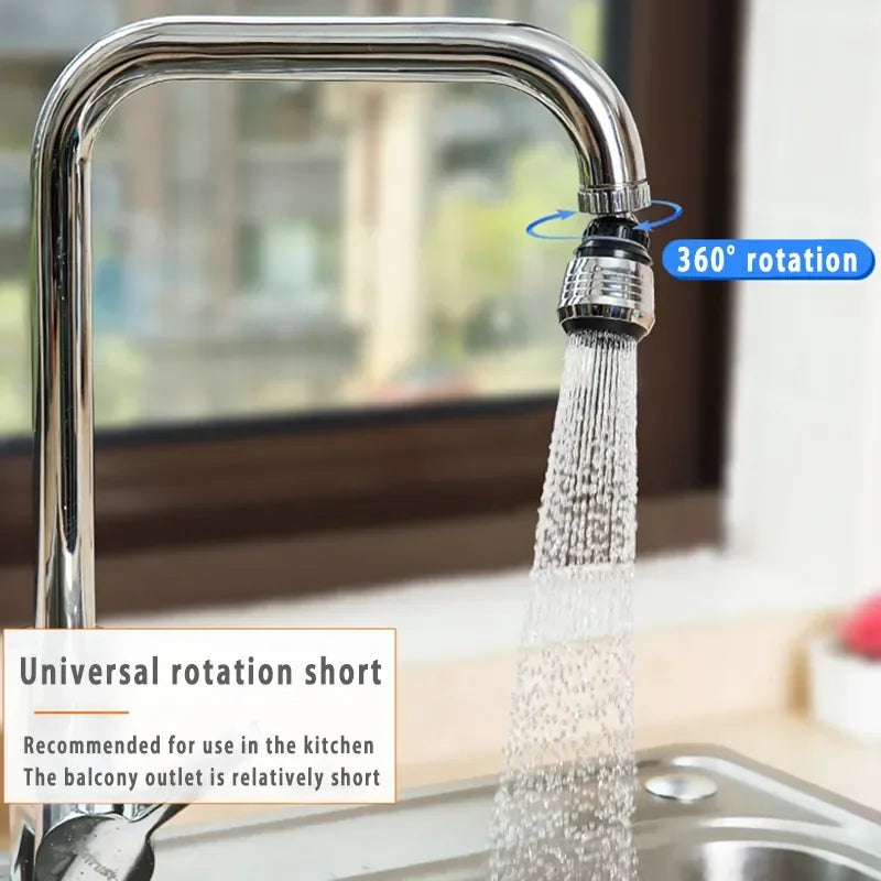 Embout de robinet orientable à 2 jets