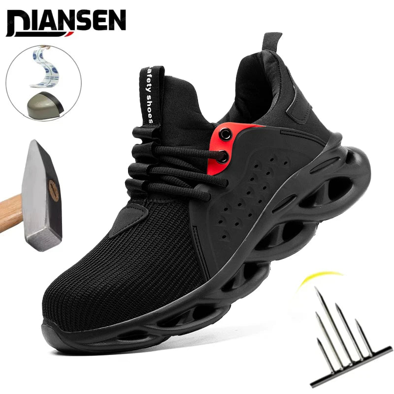 Chaussures de travail à embout métallique kankeirr
